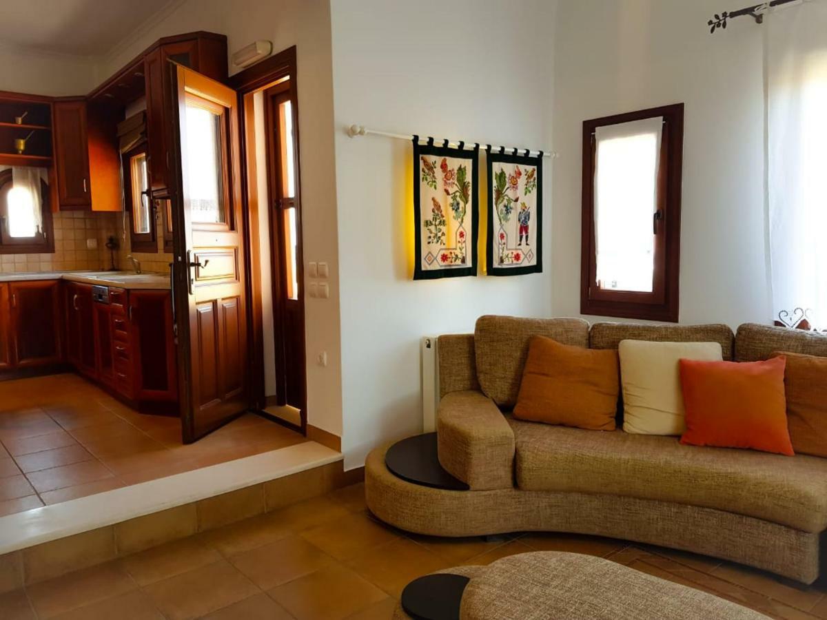 Sunshine House For 9, Cozy Set Up,Verandas, Sea View. Karterados  Extérieur photo